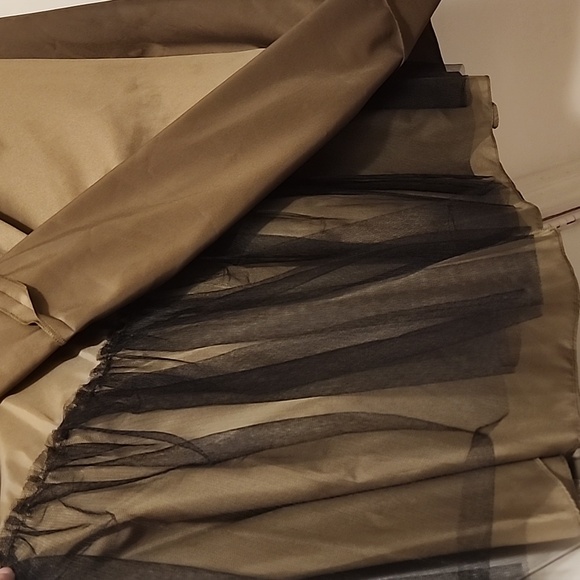 OLIVE GREEN SZ 16 FORMAL GOWN, STRAPLESS - Picture 5 of 8